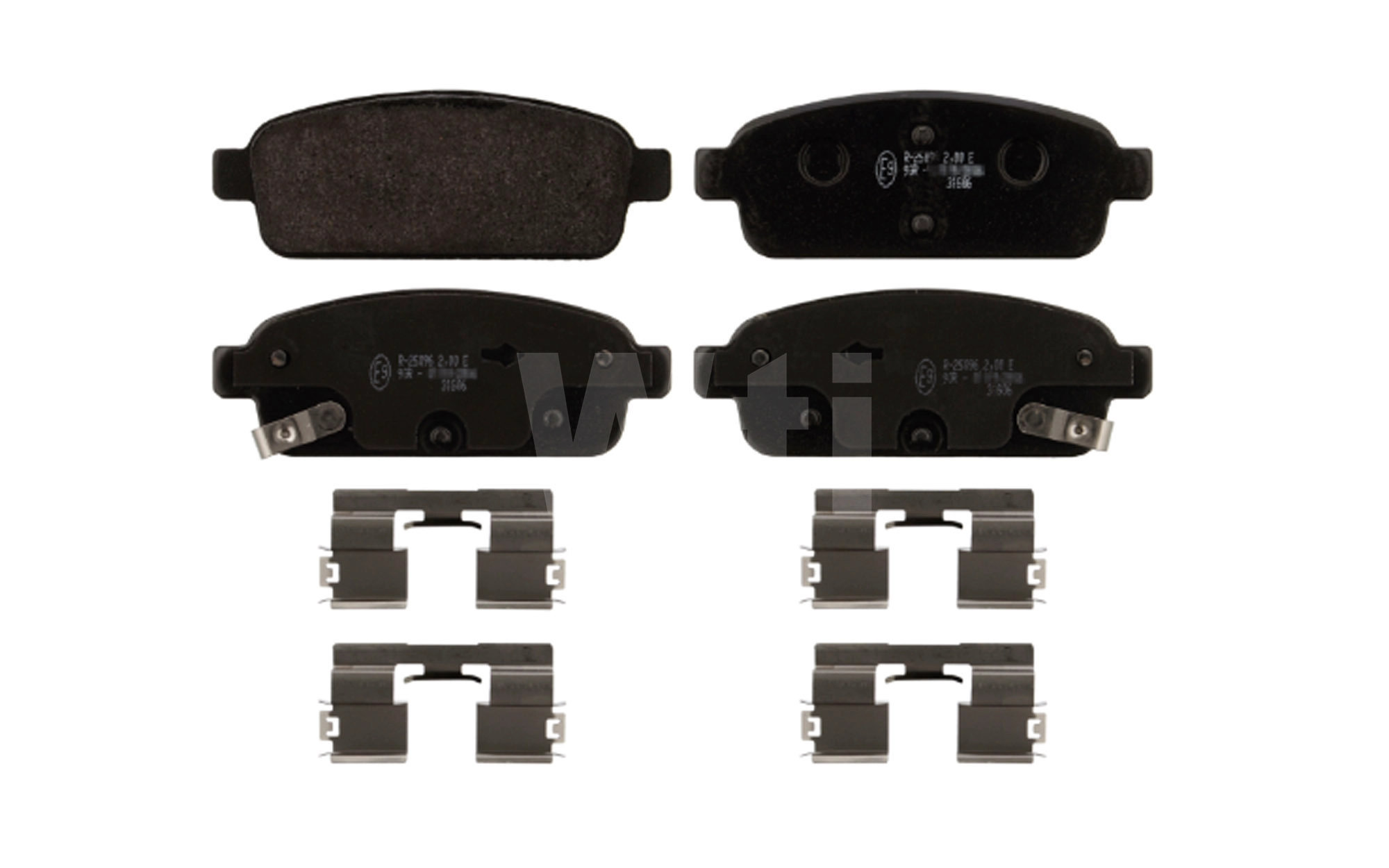 Kit de plaquettes de frein, frein à disque Wti Automotive K716705