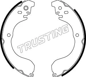 Jeu de mâchoires de frein TRUSTING 067.199