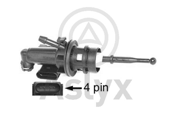 Cylindre émetteur, embrayage Aslyx AS-203209
