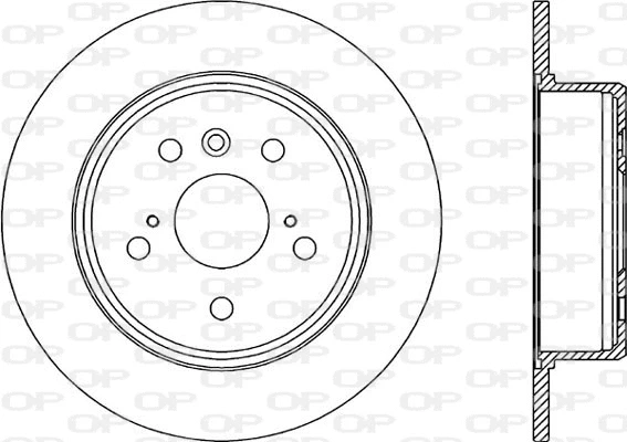 Disque de frein OPEN PARTS BDR2187.10