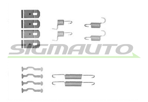 Kit d'accessoires, mâchoire de frein SIGMAUTO SK0876