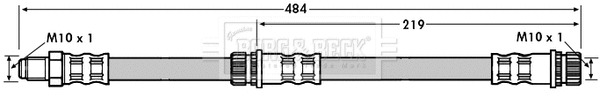Flexible de frein BORG & BECK BBH7114