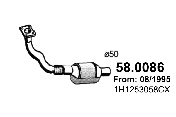 Catalyseur ASSO 58.0086