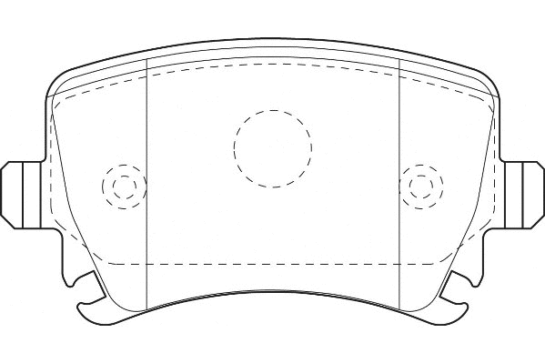 Kit de plaquettes de frein, frein à disque Omnicraft 2135575