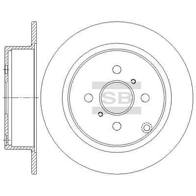 Disque de frein Hi-Q SD4698