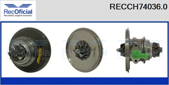 Groupe carter, turbocompresseur RECOFICIAL RECCH74036.0