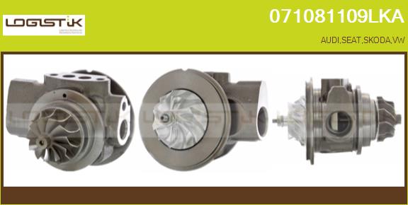 Groupe carter, turbocompresseur LGK 071081109LKA