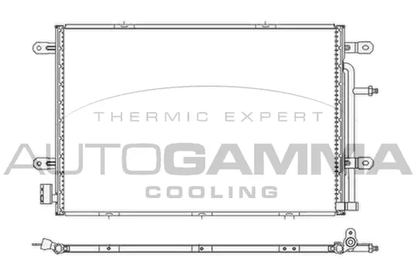 Condenseur, climatisation AUTOGAMMA 105243