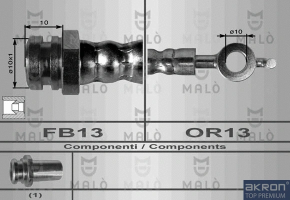 Flexible de frein AKRON-MALÒ 8697