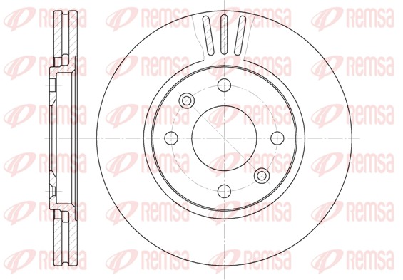Disque de frein REMSA 6449.10