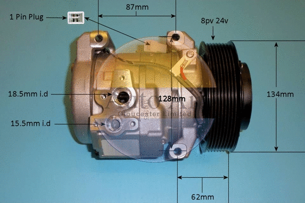 Compresseur, climatisation AUTO AIR GLOUCESTER 14-0355