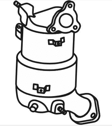 Filtre à particules / à suie, échappement VEGAZ GmbH TK-885