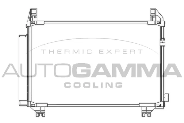 Condenseur, climatisation AUTOGAMMA 104828