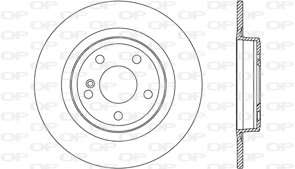 Disque de frein OPEN PARTS BDR2683.10