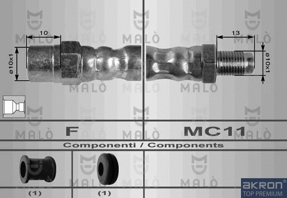 Flexible de frein AKRON-MALÒ 8458