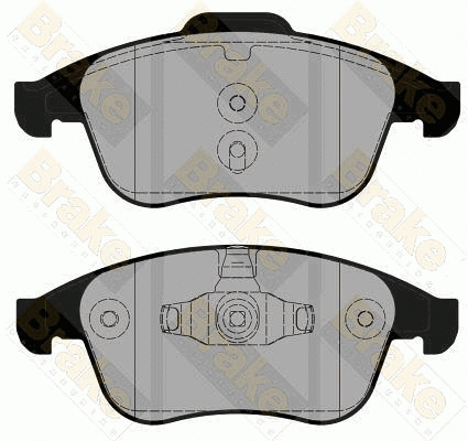 Kit de plaquettes de frein, frein à disque Brake ENGINEERING PA1811