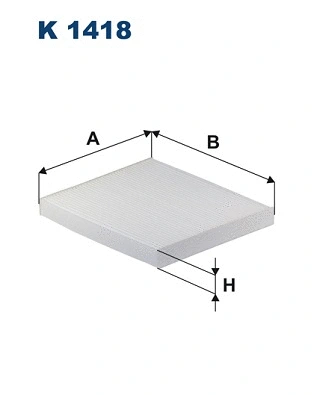 Filtre, air de l'habitacle FILTRON K 1418