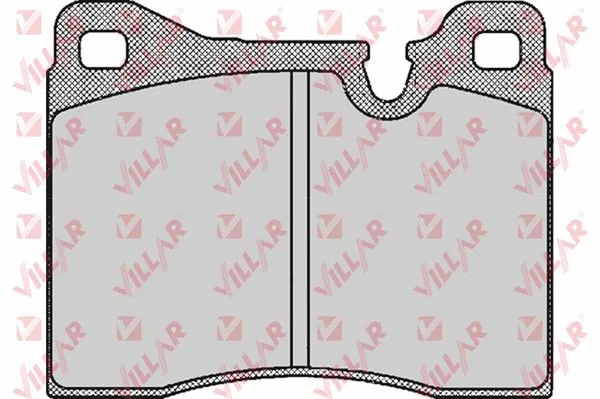 Kit de plaquettes de frein, frein à disque VILLAR 626.0208