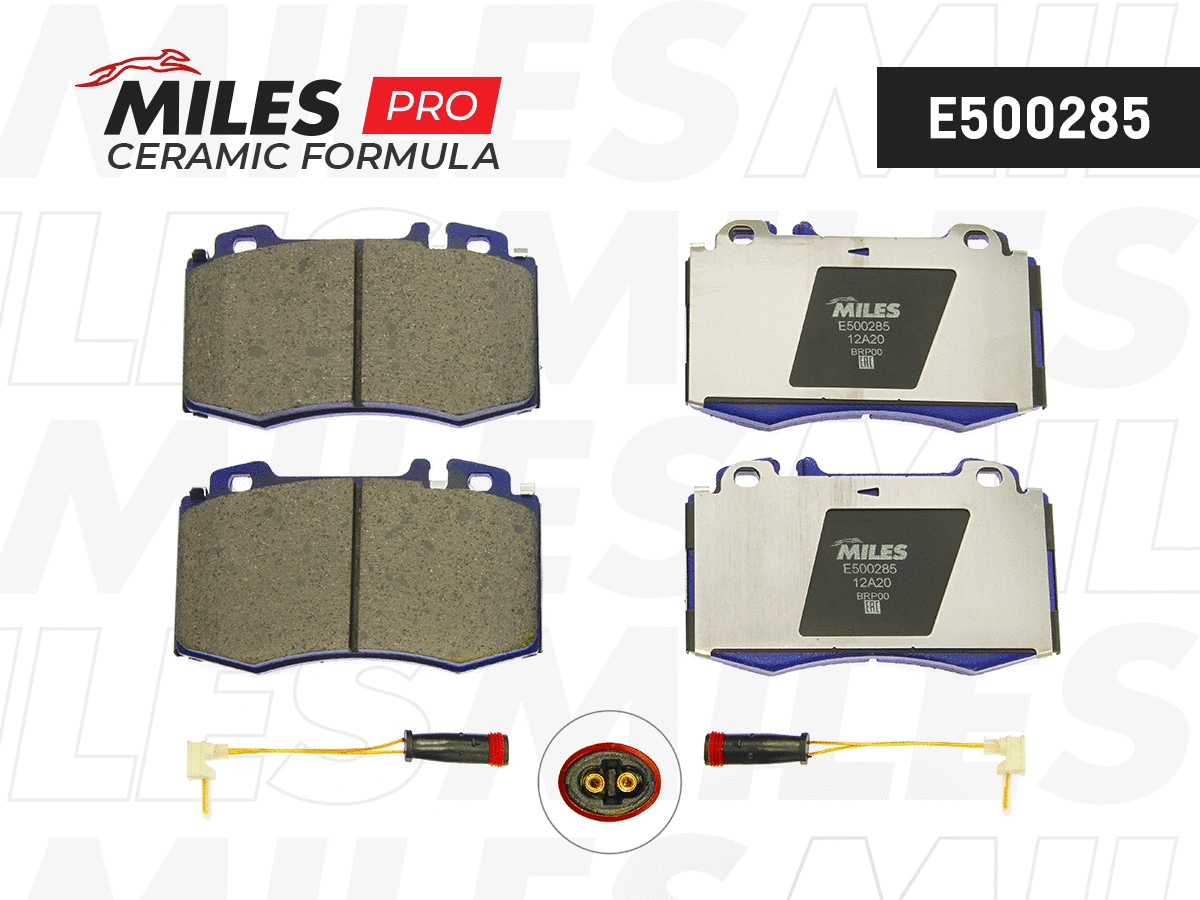 Kit de plaquettes de frein, frein à disque MILES E500285