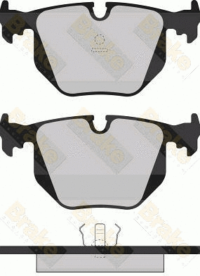 Kit de plaquettes de frein, frein à disque Brake ENGINEERING PA971