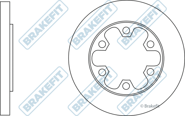 Disque de frein APEC SDK6827