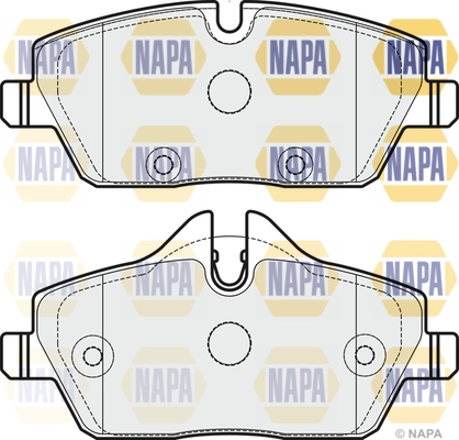 Kit de plaquettes de frein, frein à disque NAPA NBP1813