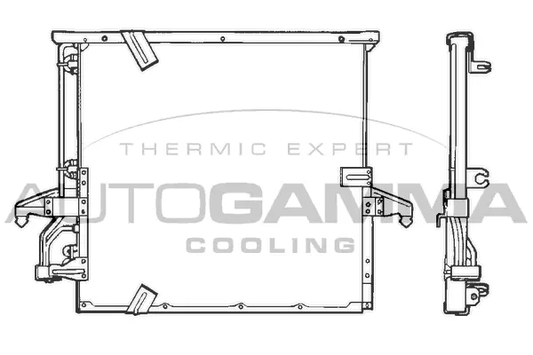 Condenseur, climatisation AUTOGAMMA 101565