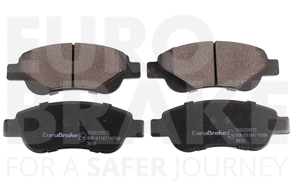 Kit de plaquettes de frein, frein à disque EUROBRAKE 5502224572