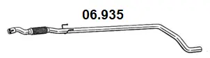 Tuyau d'échappement NOVAK 06.935