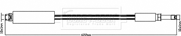 Flexible de frein BORG & BECK BBH8334