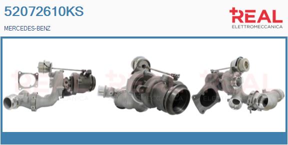 Turbocompresseur, suralimentation REAL 52072610KS
