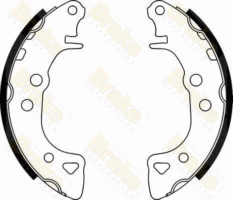Jeu de mâchoires de frein Brake ENGINEERING SH1271