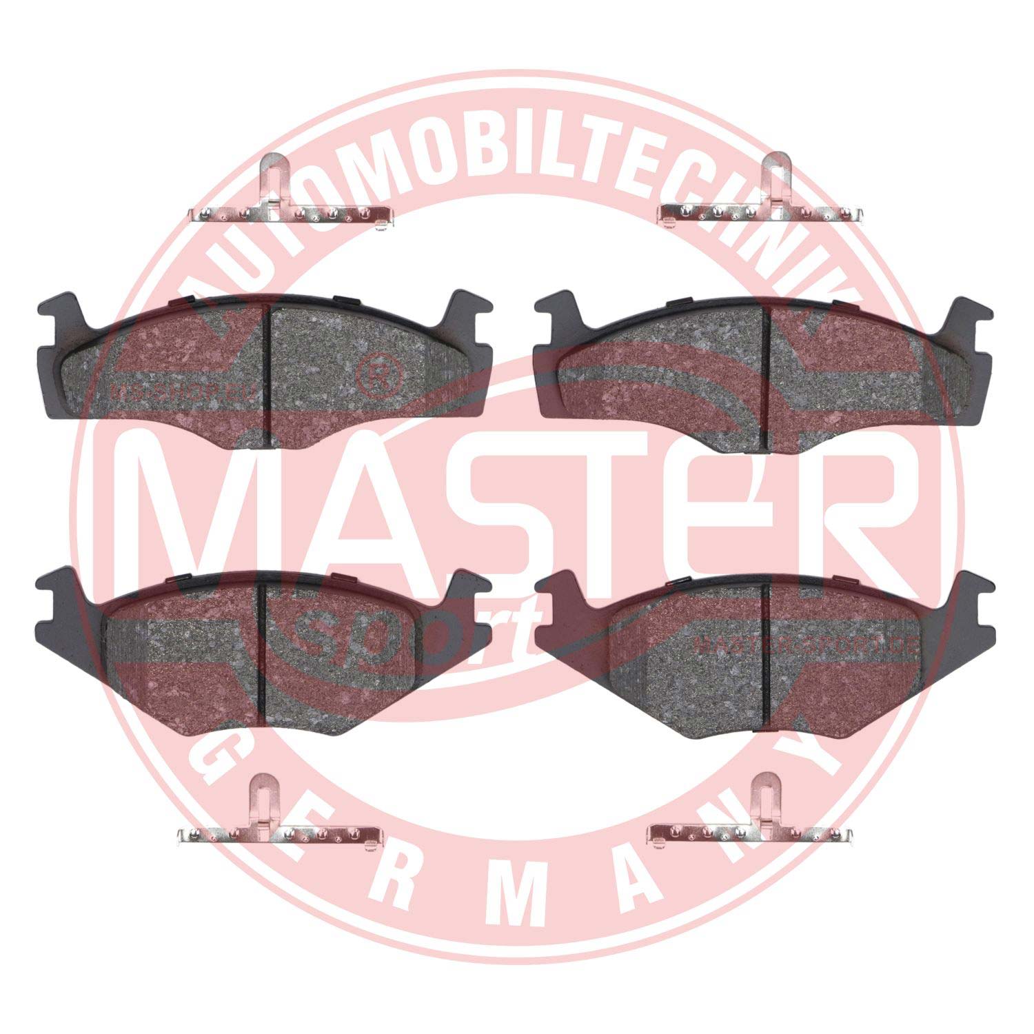Kit de plaquettes de frein, frein à disque MASTER-SPORT GERMANY 13046070592N-SET-MS