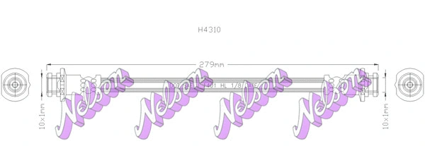 Flexible de frein KAWE H4310