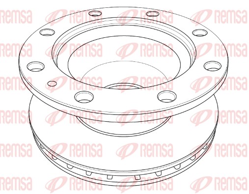 Disque de frein REMSA NCA1202.20