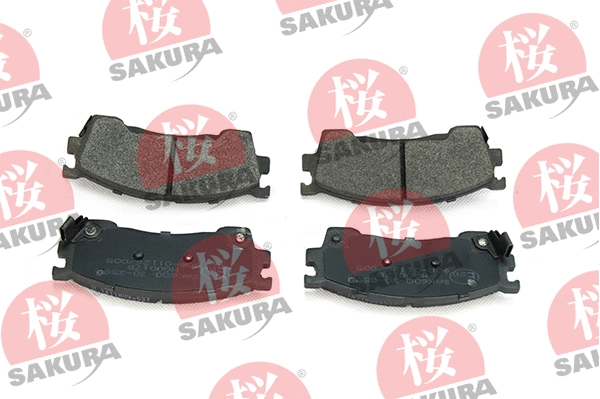 Kit de plaquettes de frein, frein à disque SAKURA 600-30-3580