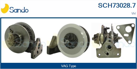 Groupe carter, turbocompresseur SANDO SCH73028.7
