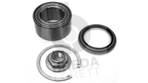 Kit de roulements de roue BREDA LORETT KRT7058