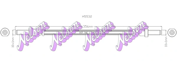 Flexible de frein KAWE H5532