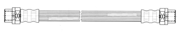 Flexible de frein CEF 512515