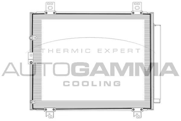 Condenseur, climatisation AUTOGAMMA 107872