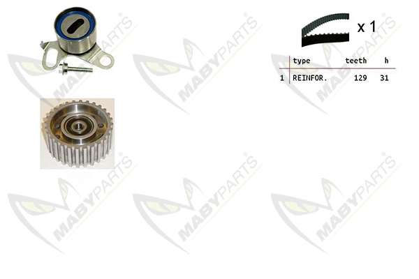 Kit de courroie crantée MABYPARTS OBK010253