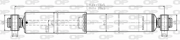 Amortisseur OPEN PARTS SAB8655.32