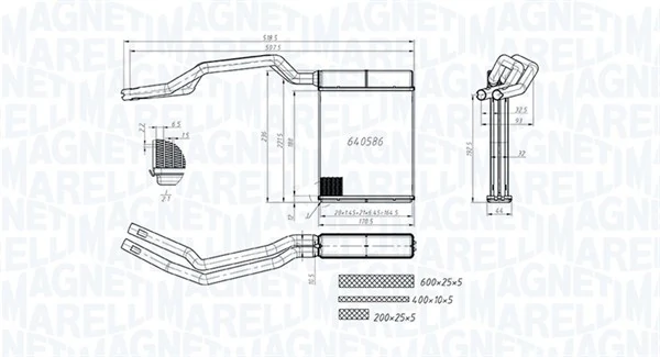 Système de chauffage MAGNETI MARELLI 350218453000
