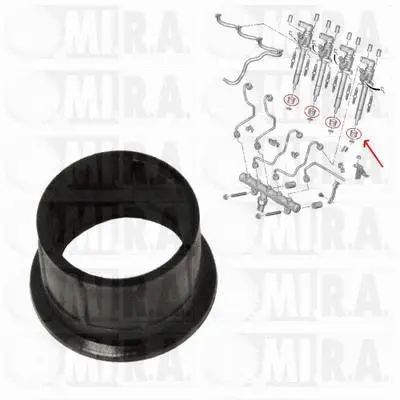 Bague d'étanchéité, porte-injecteur MI.R.A. 55/3670
