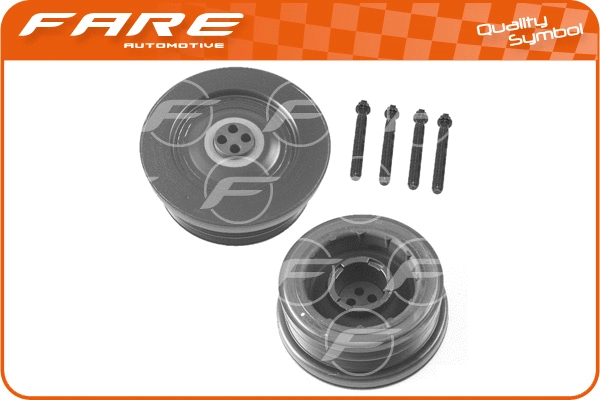 Kit de poulies, vilebrequin FARE SA 4296C