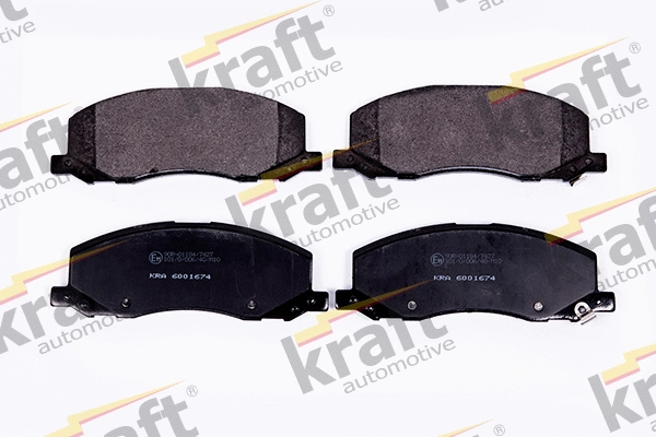 Kit de plaquettes de frein, frein à disque KRAFT AUTOMOTIVE 6001674