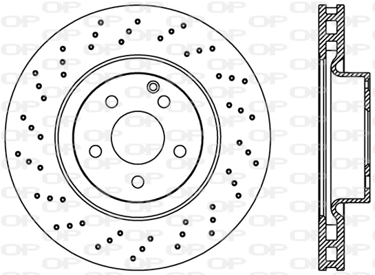Disque de frein OPEN PARTS BDR2373.25