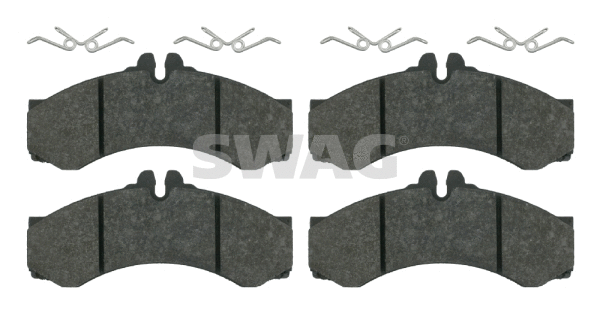 Kit de plaquettes de frein, frein à disque SWAG 10 91 6164