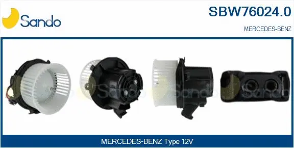 Pulseur d'air habitacle SANDO SBW76024.0